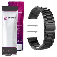 OCEĽOVÝ NÁRAMOK NÁRAMOK NA SMARTWATCH 22MM ČIERNA OCEĽOVÝ NÁRAMOK NÁRAMOK NA SMARTWATCH 22MM ČIERNA