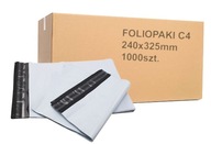 Kuriérske fóliové balíčky C4 Fóliové balenie 240x325 mm Obálky C4 Sada 1000 ks