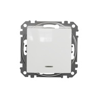 SCHNEIDER SEDNA DESIGNOVÝ SPÍNAČ, BIELY SCHNEIDER SEDNA DESIGNOVÝ SPÍNAČ, BIELY