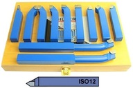 Nože sústružnícky nôž 20x20mm + nôž ISO12R 12 ks Sada