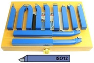 Nože - sústružnícky nôž 8x8mm + nôž ISO12R, sada 12 ks Nože - sústružnícky nôž 8x8mm + nôž ISO12R, sada 12 ks