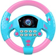 VOLANT S PRÍSAVKOU PRE DETI INTERAKTÍVNE SVETLÁ SIMULÁTORA JAZDY