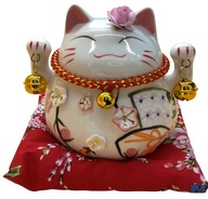 PRASIATKO Mačka Maneki-Neko Lucky Porcelán 12cm PRASIATKO Mačka Maneki-Neko Lucky Porcelán 12cm