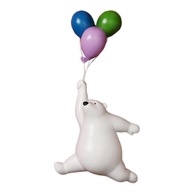 Živicový balónik Biele medvedíky Figuríny