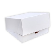 BIELA ​​krabička na tortu 26 x 26 x 12 cm