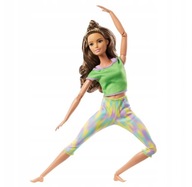 Bábika Barbie Barbi gymnastka v zelenom oblečení