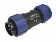 ZÁSTRČKA 5 pinová 4,0mm2 30A 500V IP68 Weipu ZÁSTRČKA 5 pinová 4,0mm2 30A 500V IP68 Weipu