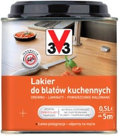 3V3 LAK NA KUCHYNSKÉ DOSKY 0,5L bezfarebný V33 3V3 LAK NA KUCHYNSKÉ DOSKY 0,5L bezfarebný V33