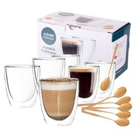 Sada 6 termo pohárov na kávu + zlatý príbor Altom Design 300 ml Sada 6 termo pohárov na kávu + zlatý príbor Altom Design 300 ml