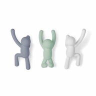 Nástenný vešiak, 3 kusy, pastel BUDDY Umbra Nástenný vešiak, 3 kusy, pastel BUDDY Umbra