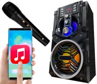 CHARGE Boombox REPRODUKTOR PRENOSNÝ KARAOKE AUX MP3 LED RGB BT 800W + MIKROFÓN CHARGE Boombox REPRODUKTOR PRENOSNÝ KARAOKE AUX MP3 LED RGB BT 800W + MIKROFÓN