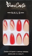 HROTY NA UMELÉ NECHTY 24KS 9195 RED FRENCH SWIRL HROTY NA UMELÉ NECHTY 24KS 9195 RED FRENCH SWIRL