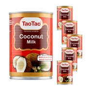 Tao Tao kokosové mlieko 400 ml x 6 kusov Tao Tao kokosové mlieko 400 ml x 6 kusov