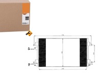 KONDENZÁTOR VZDUCHU RENAULT LAGUNA 01- NRF