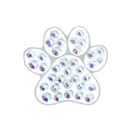 NAVIKA značkovač loptičiek swarovski white paw dog golf