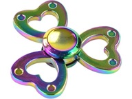 Hand Fidget Spinner metal Hearts zlatá metalíza Hand Fidget Spinner metal Hearts zlatá metalíza