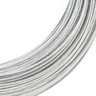 Oceľové lano pozinkované, 3mm, 6x7, pozinkované, 50m Oceľové lano pozinkované, 3mm, 6x7, pozinkované, 50m
