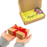 Mikulášsky darčekový uterák + VÝŠIVKA MENA + krabička Mikulášsky darčekový uterák + VÝŠIVKA MENA + krabička