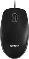Logitech B100 USB optická myš USB 800DPI čierna Logitech B100 USB optická myš USB 800DPI čierna