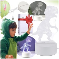 Detská lampa v tvare DINOSAUR LED 3D svetla 3 REŽIMY Gravírované Detská lampa v tvare DINOSAUR LED 3D svetla 3 REŽIMY Gravírované