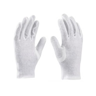 KEVIN 06 biele bavlnené rukavice