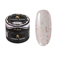 Farebná hybridná báza F.O.X Candy Base 10ml báza s fóliovými časticami Farebná hybridná báza F.O.X Candy Base 10ml báza s fóliovými časticami