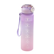 1L fialovo-ružová 2L Time M veľká fľaša na vodu