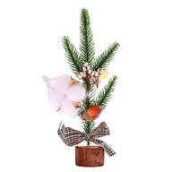 Malý vianočný stromček s ozdobami, 25 cm