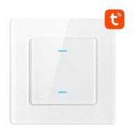 WiFi dotykový svetelný spínač Avatto N-TS10-W2 Double TUYA (biely)