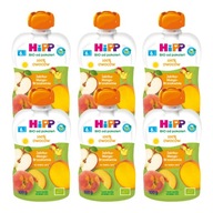 HiPP BIO Tuba Jablko-Mango-Peach Mousse 6x100g HiPP BIO Tuba Jablko-Mango-Peach Mousse 6x100g