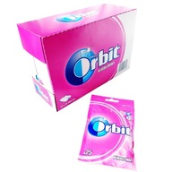 OVOCIE A MÄTA GUMA ORBIT BBUBLEMINT 35g x 22