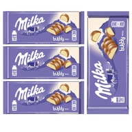 Balenie 4 ks Milka Bubbly Biela mliečna čokoláda 95 g Balenie 4 ks Milka Bubbly Biela mliečna čokoláda 95 g