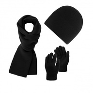 PÁNSKY ZIMNÝ SET, ČIERNA, KLASICKÁ ČIAPKA, ŠÁL A TEPLÉ RUKAVICE PÁNSKY ZIMNÝ SET, ČIERNA, KLASICKÁ ČIAPKA, ŠÁL A TEPLÉ RUKAVICE