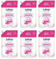 Luksja Tekuté mydlo na ruky Náplň 400 ml Ruža 6 kusov Luksja Tekuté mydlo na ruky Náplň 400 ml Ruža 6 kusov