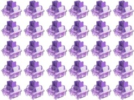 AKKO CS JELLY PURPLE MECHANICKÝ SPÍNAČ 30 ks AKKO CS JELLY PURPLE MECHANICKÝ SPÍNAČ 30 ks