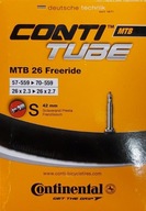 Continental MTB 26 Freeride trubka Presta 42 mm 57 559/70 559 Continental MTB 26 Freeride trubka Presta 42 mm 57 559/70 559