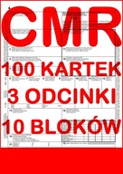 Nákladný list CMR 100 listov 3 sekcie x 10 blokov