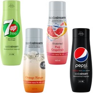 Sirupy SodaStream do karbonizátora, 4 rôzne príchute. Sirupy SodaStream do karbonizátora, 4 rôzne príchute.