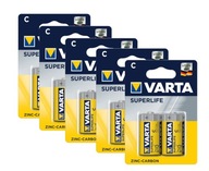 Batérie R14 C LR14 E93 Baby VARTA 10ks VEĽKOOBC Batérie R14 C LR14 E93 Baby VARTA 10ks VEĽKOOBC