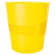 15L odpadkový kôš Leitz WOW, kancelársky žltý