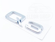 Emblém Q3 Odznak Logo Nápis Audi Q3 CHROME REAR Emblém Q3 Odznak Logo Nápis Audi Q3 CHROME REAR