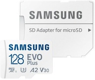 Pamäťová karta SAMSUNG EVO+ 128GB micro SD 100MB/s EVO PLUS + adaptér