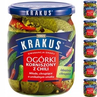 Krakus Uhorky, uhorky s čili 6 x 500 g Krakus Uhorky, uhorky s čili 6 x 500 g