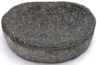 Kamenná miska na mydlo riečny kameň 14x13,5cm