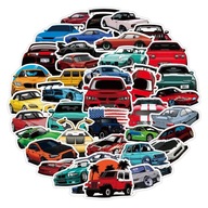 VODEODOLNÉ NÁLEPKY MIX NÁLEPKY NA AUTO 50 ks VODEODOLNÉ NÁLEPKY MIX NÁLEPKY NA AUTO 50 ks