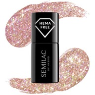 SEMILAC Color 243 Sea Star Hybrid Lak na nechty 7ml s trblietavými čiastočkami SEOL SEMILAC Color 243 Sea Star Hybrid Lak na nechty 7ml s trblietavými čiastočkami SEOL