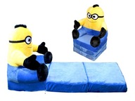 Plyšová stolička Minion modrá stolička Plyšová stolička Minion modrá stolička