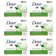 6x DOVE Osviežujúce mydlo 90g SET 6x DOVE Osviežujúce mydlo 90g SET