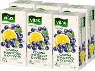 Vitax Inspirations čaj čierna ríbezľa a citrón 20 ks x6