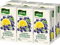Vitax Inspirations čaj čierna ríbezľa a citrón 20 ks x6 Vitax Inspirations čaj čierna ríbezľa a citrón 20 ks x6